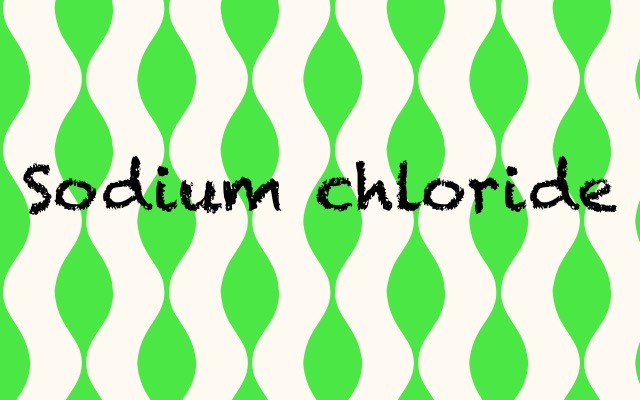 Sodium chloride by dentlogs