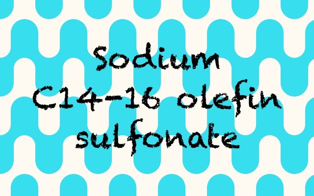 Sodium C14-16 olefin sulfonate by dentlogs