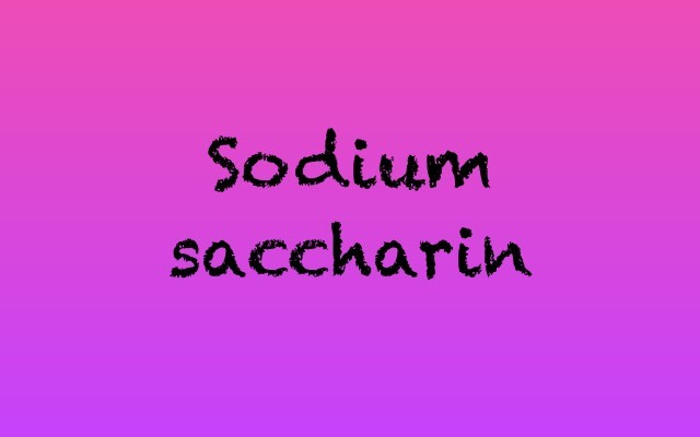 Sodium saccharin by dentlogs