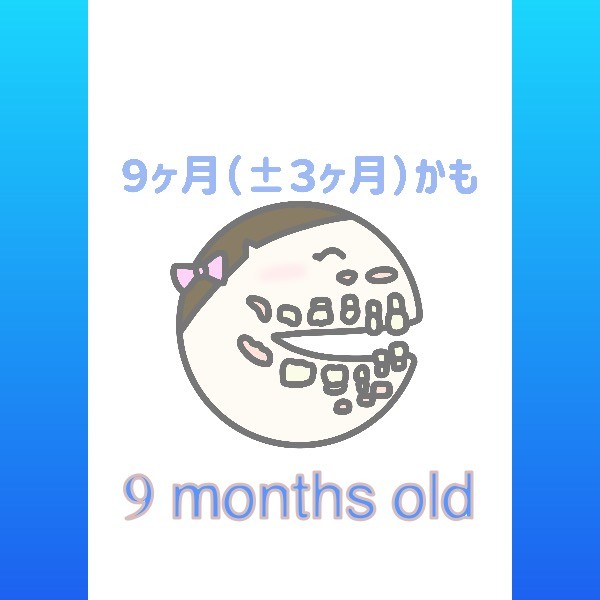 9 months old by dentlogs