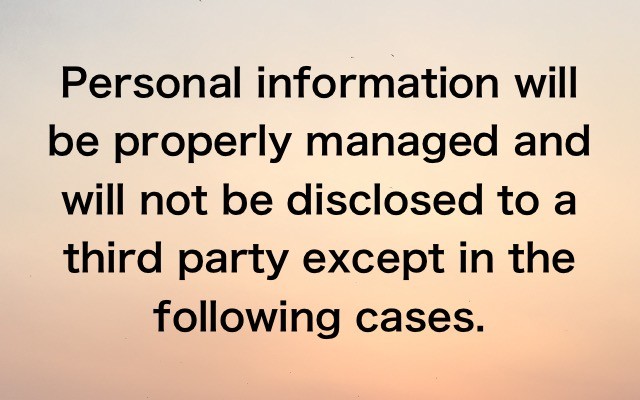 Disclosure of personal information to third parties2