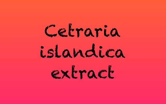 Cetraria islandica extract